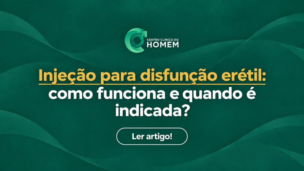 Injeção para disfunção erétil: como funciona e quando é indicada?